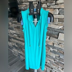 NWOT - Michael Kors Teal Dress - Size M